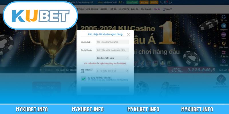 Lỗi giao dịch khi rút tiền Kubet trực tuyến