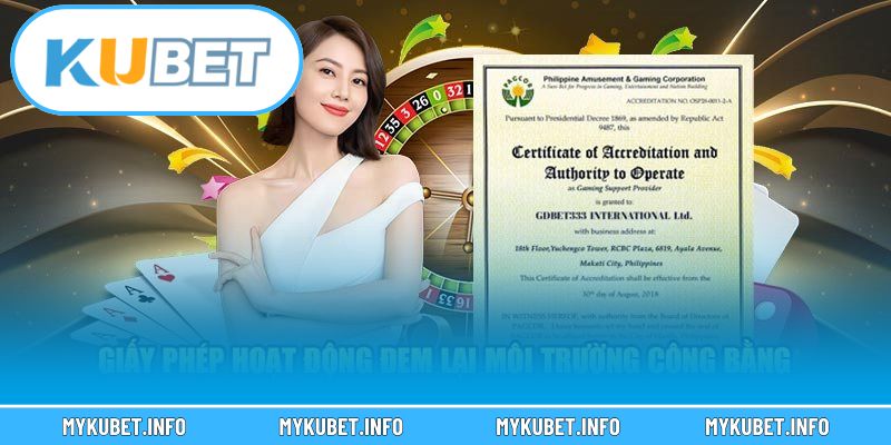 Ý nghĩa pháp lý của giấy phép hoạt động